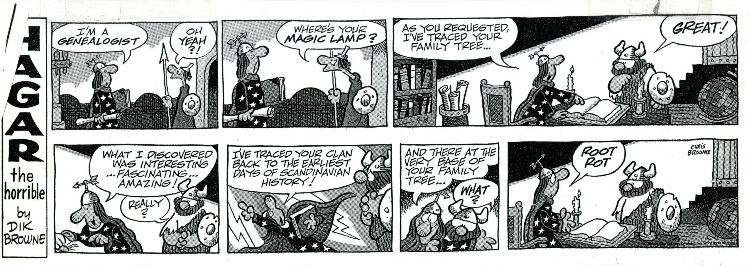 Years ago, I would actively read the comic section and clipped this one. I don’t remember what year, but it has traveled with me; it has been up on my refrigerator door, on my work cubicle wall, and now here on my website.